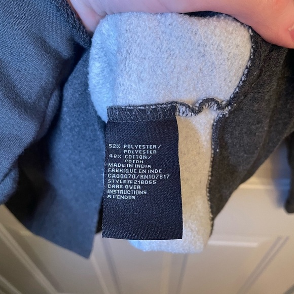 Brunette The Label Gray Crew Neck Sweater with Blonde Graphic - Picture 5 of 5